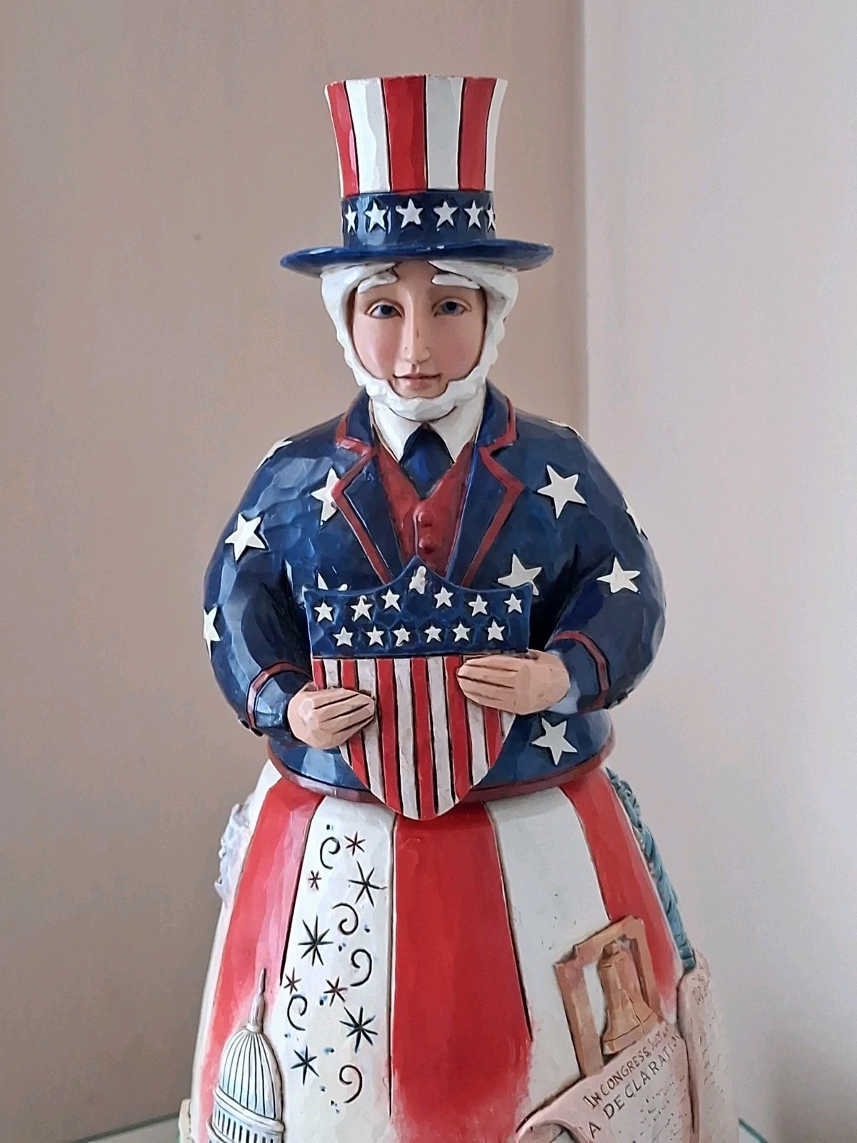 Jim Shore Uncle Sam “Freedom Forever” Figurine & Music Box