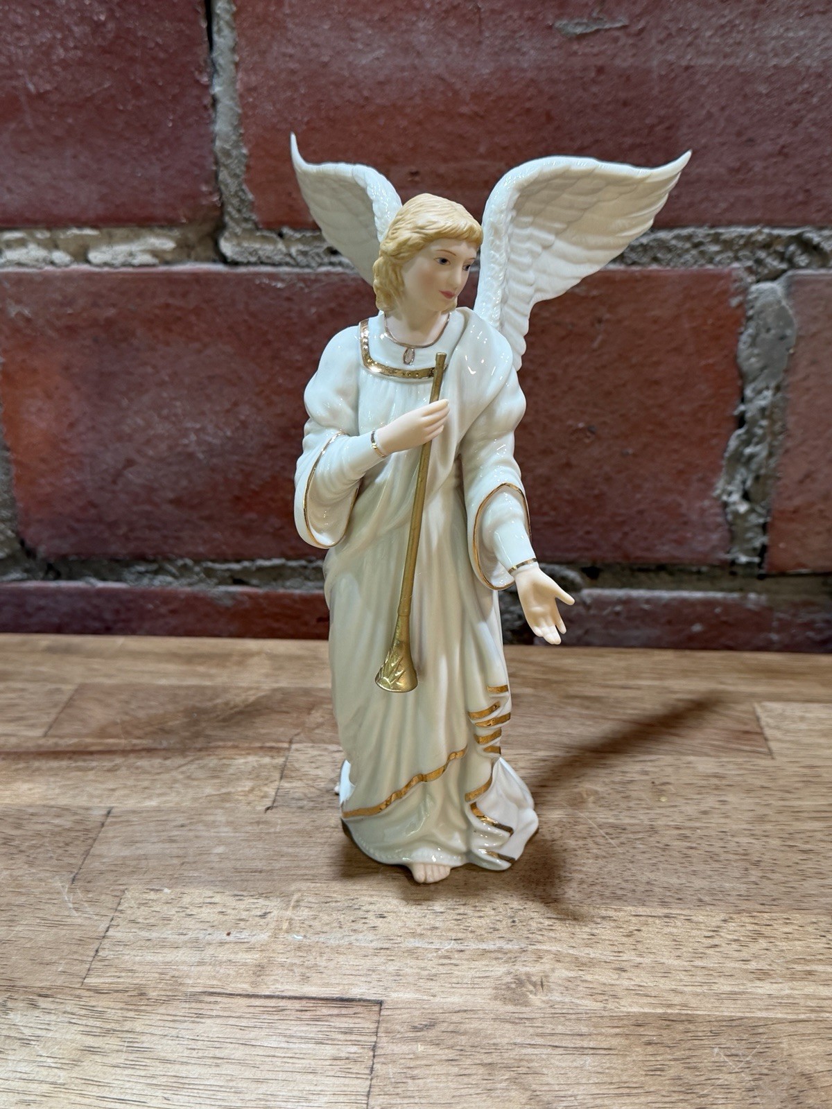 Lenox Nativity China Classics Angels of Adoration Set of 3 Angels Exaltation