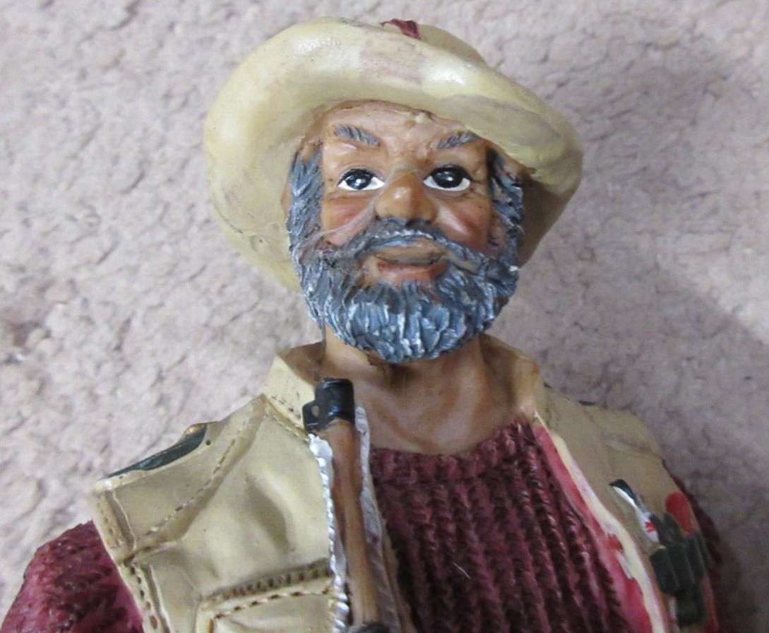 Fisherman Figurine 9.25″ Tall