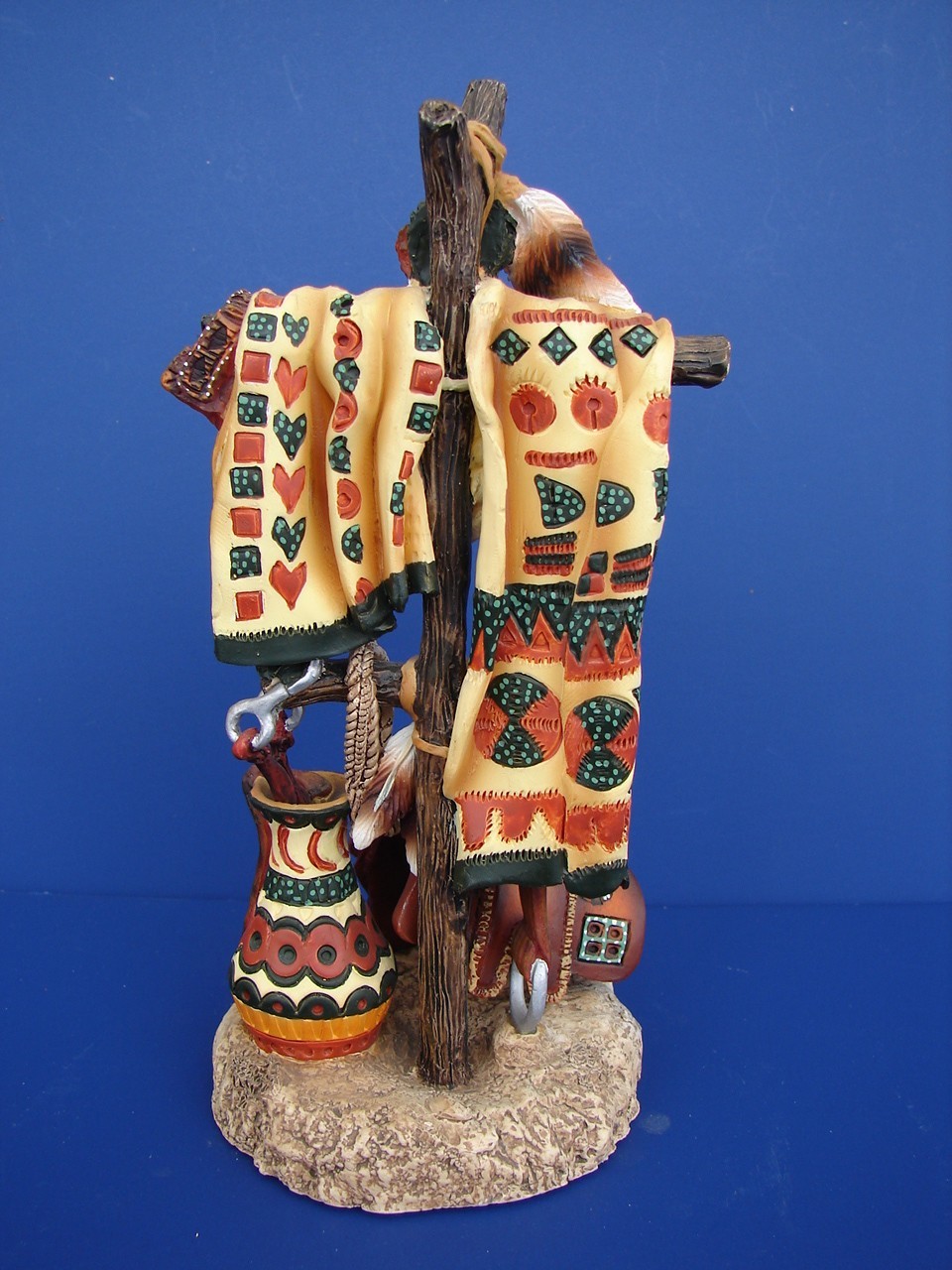 1998 Hamilton Collection BRAVERY Native American Decor Sacred Culture Collection