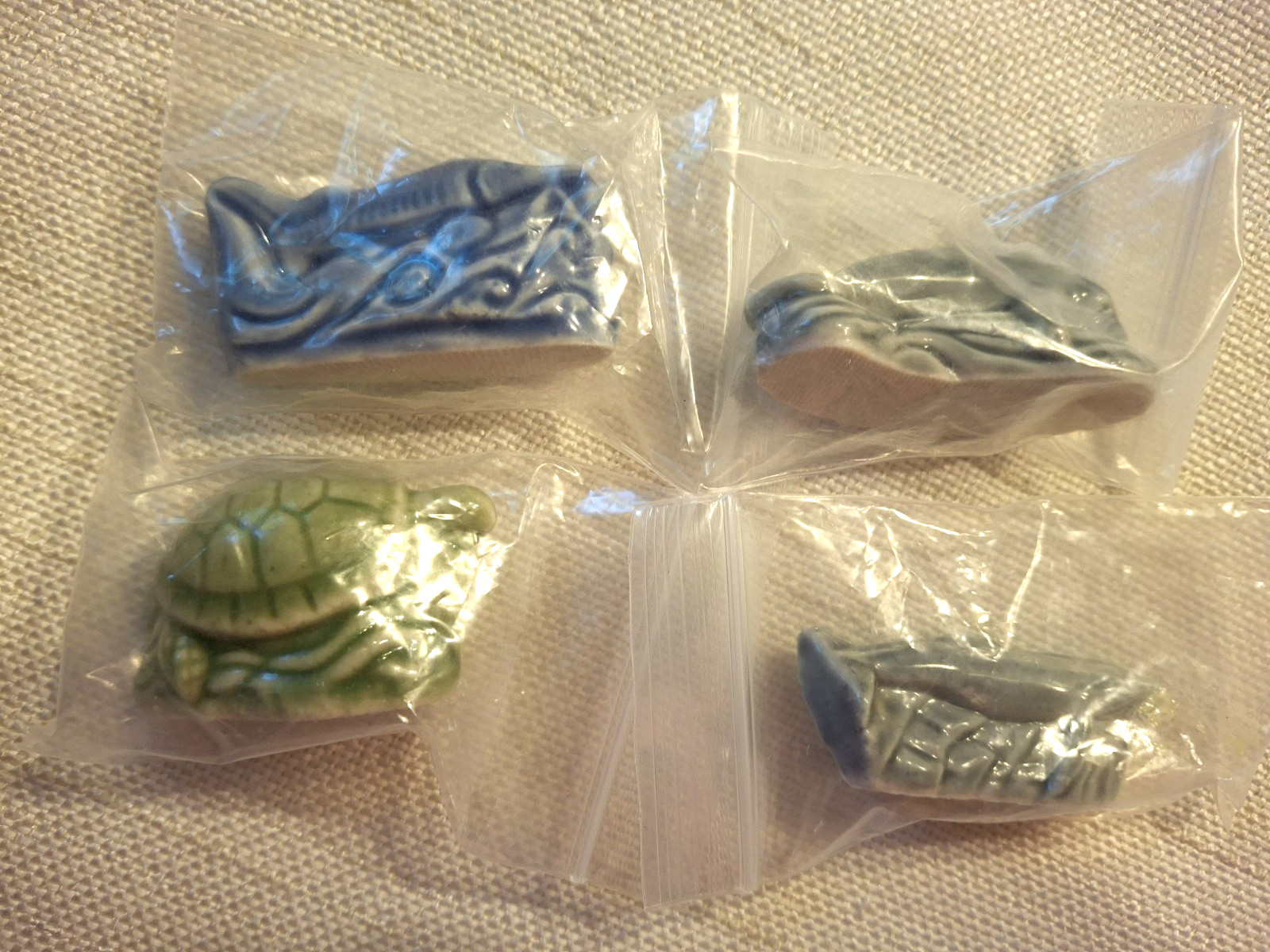 18 Red Rose Tea~WADE~Figurines~16 diff~Original BAGS~Owl/Marine life/Dog/Cat~etc