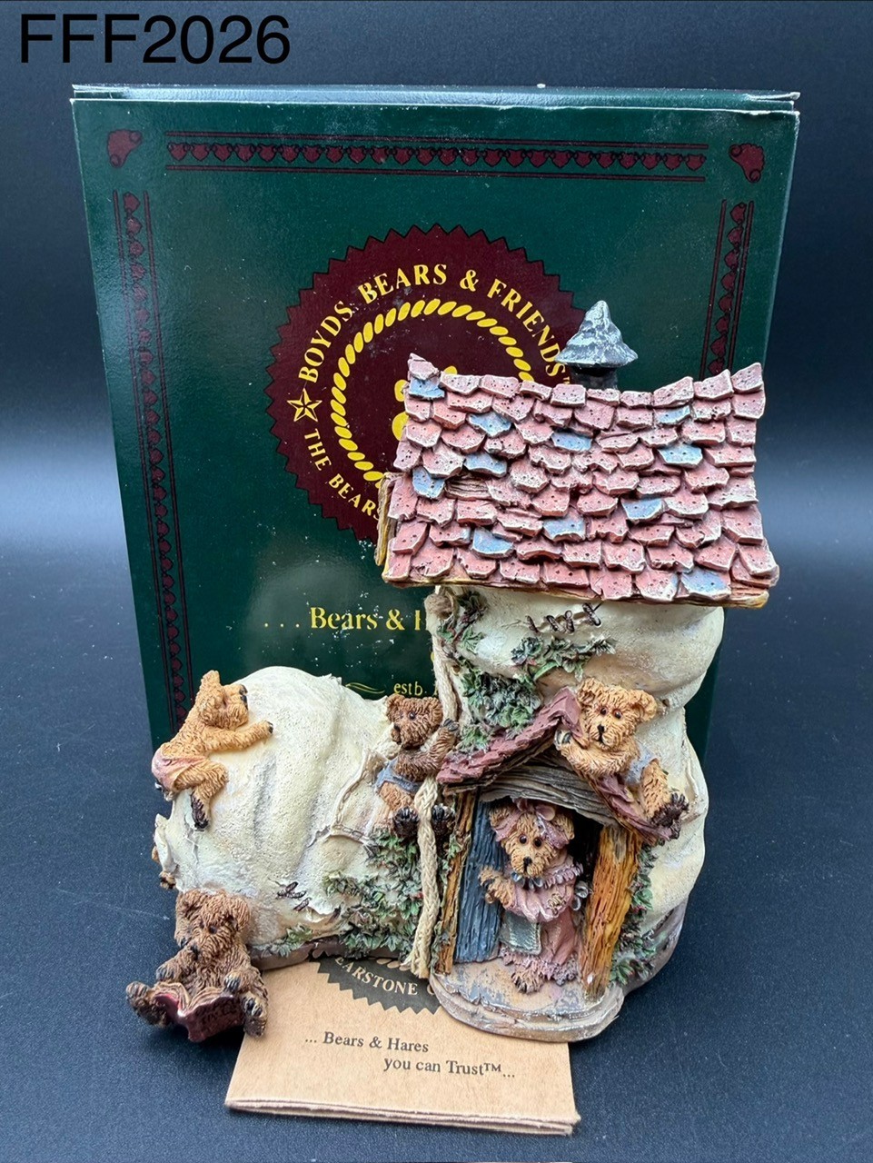 1993 Boyds Bearstone Ol’ Mother McBear…The More The Merrier, Style#227733