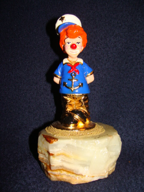 Ron Lee Art Sculpture World of Clowns Lit’l Mate 1994 Nautical