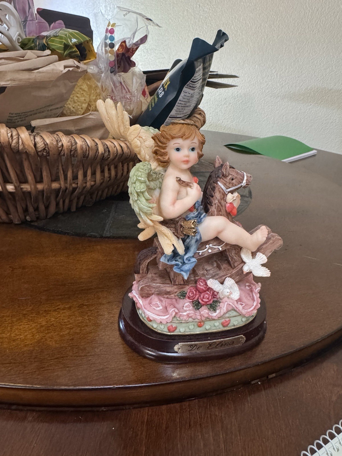 Turtle King Corp “De Elina” Angel on Rocking Horse