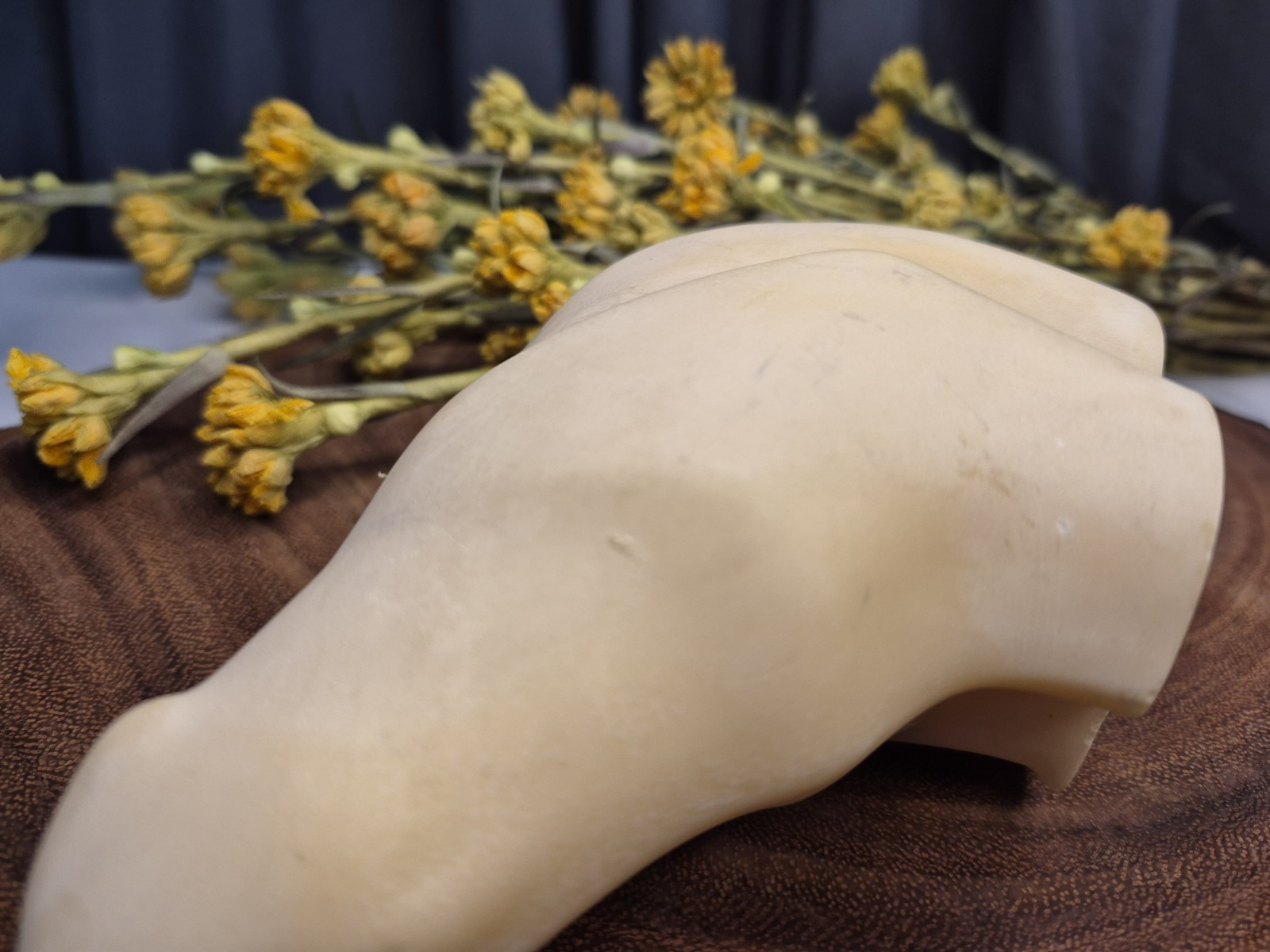 Vintage Composite Resin Polar Bear Figure Statue Sculpture 3″ h heavy
