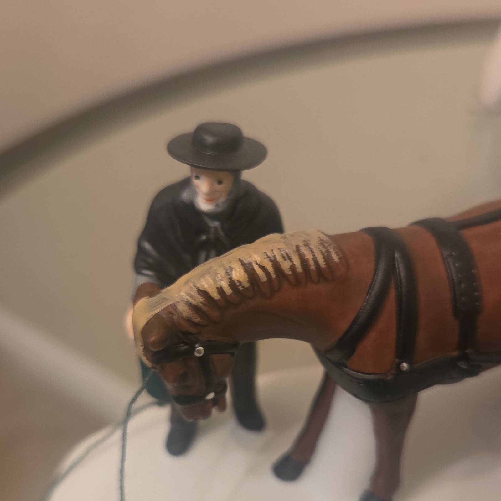 Dept. 56 Heritage Village Amish Buggy Porcelain Figurine Hand Painted Boxed