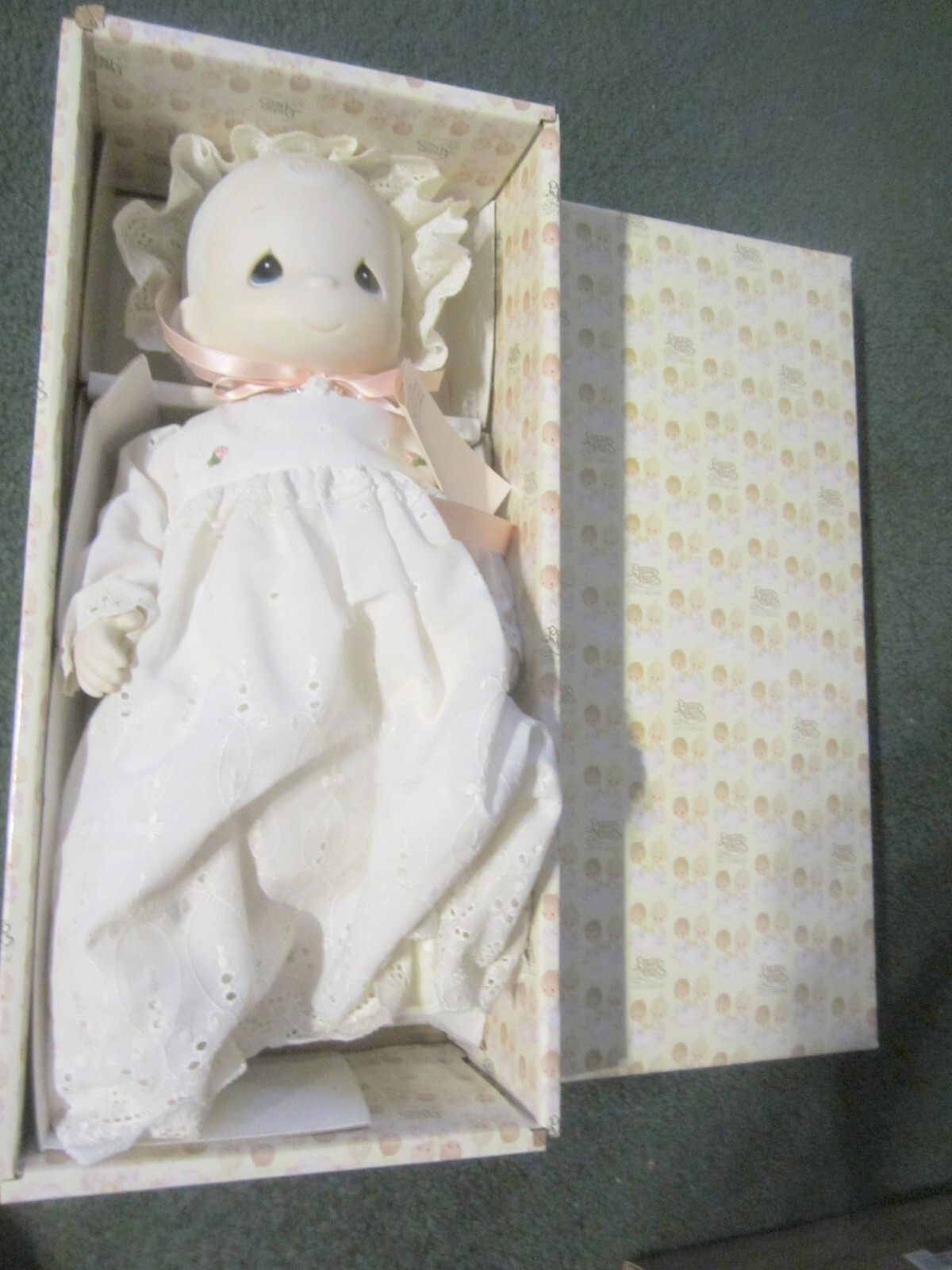 1985 a baby doll, Precious Moments KATIE LYNNE Certificate, Box E-0539 NOS new
