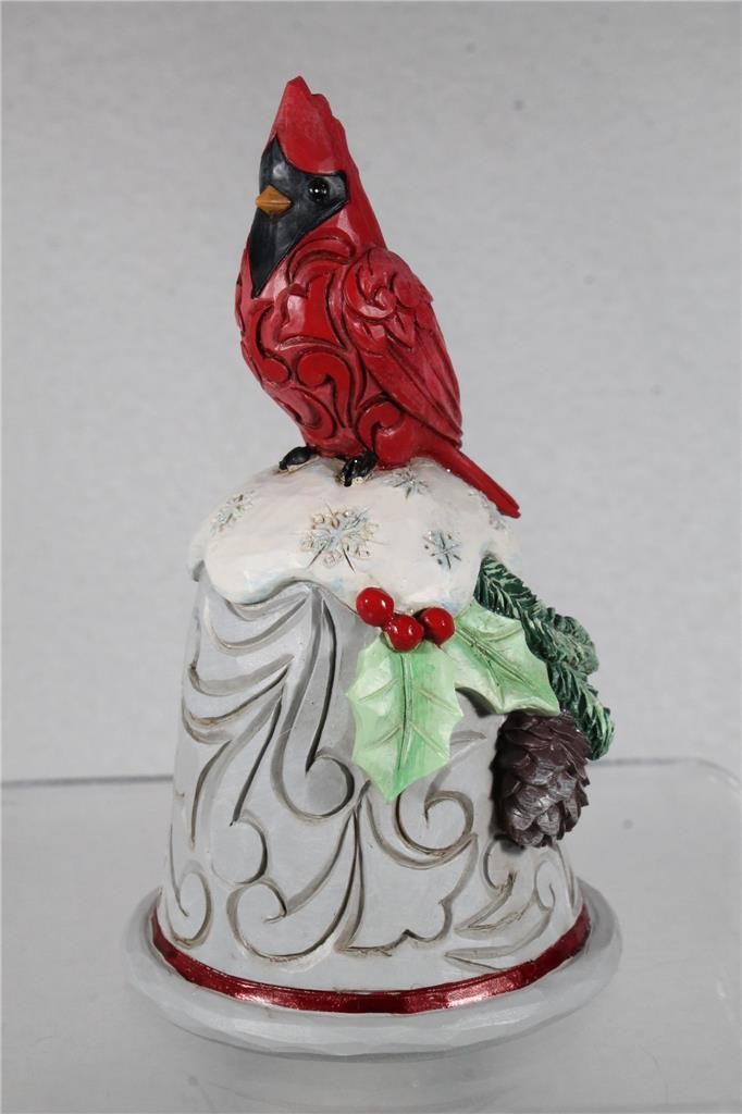 Jim Shore – SOUNDS OF THE HOLIDAYS – Cardinal on Bell 2026 Release! -6019372 NIB