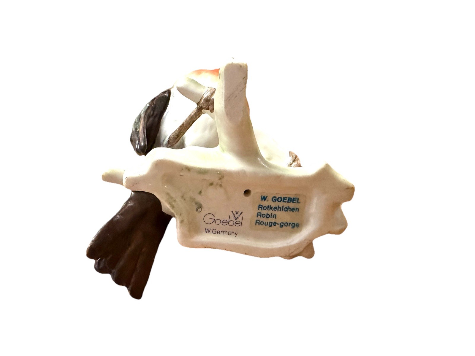 GOEBEL Robin Bird Porcelain Figurine W. Germany 3×1.5×3