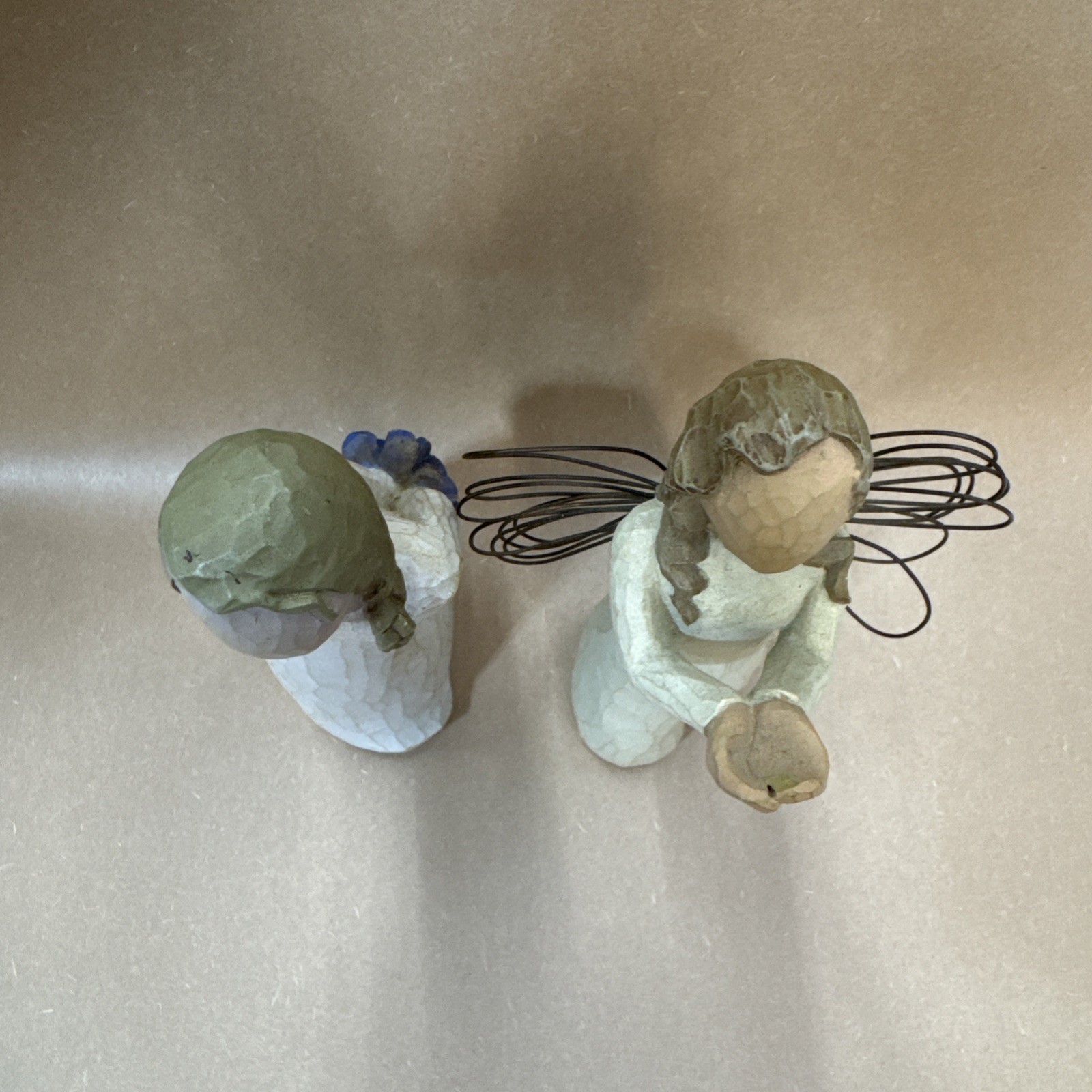 VTG Willow Tree Angel of Freedom and Thank You Figurines READ DESCRIPTION