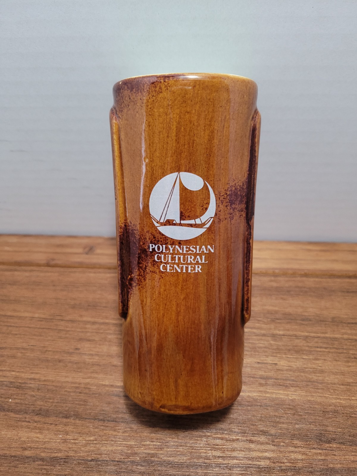 Moai Tiki Mug Ceramic Daga Hawaii Polynesian Cultural Center Vintage