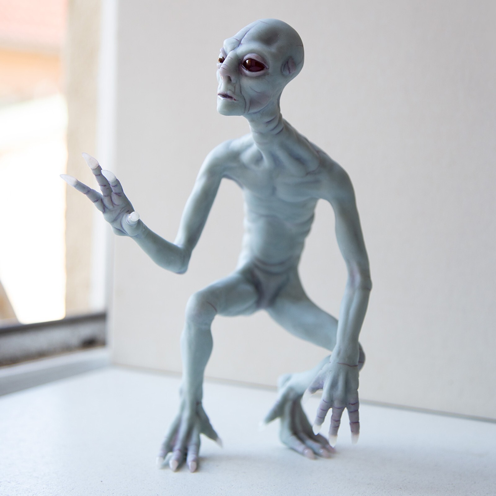 Rake monster, Arizona state cryptid creature OOAK creepy doll the Rake sculpture
