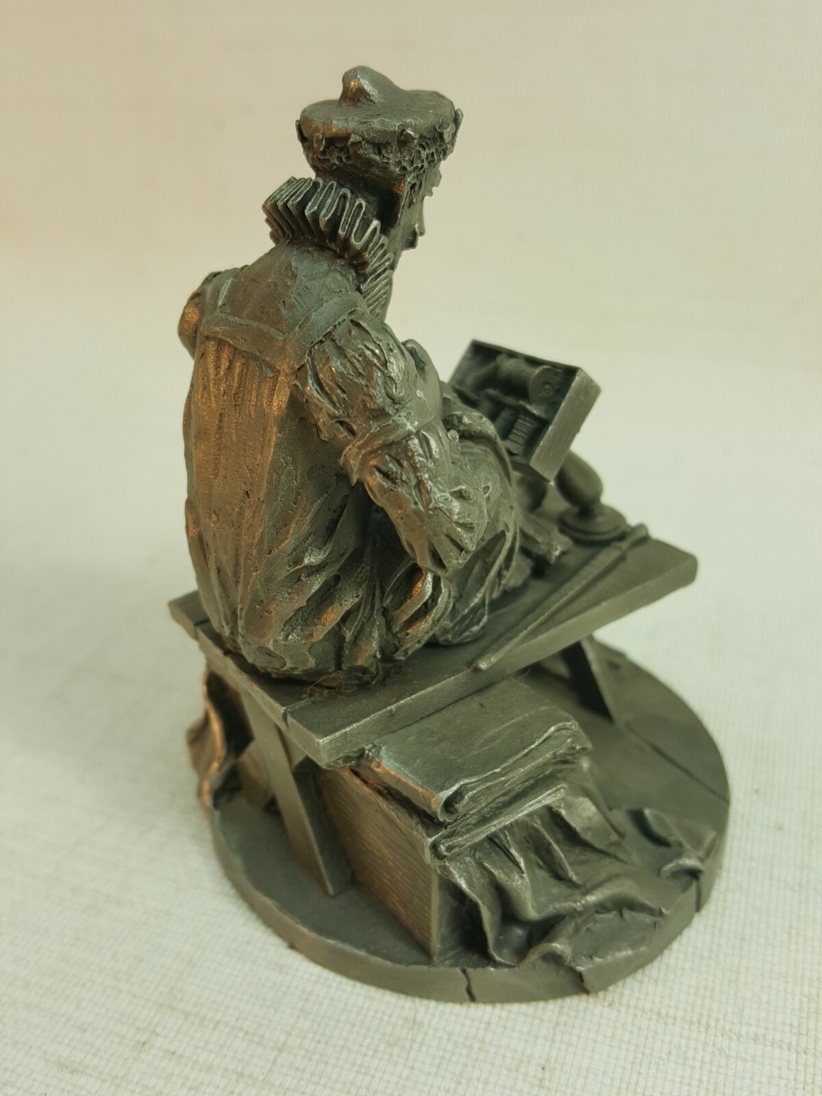 TAYLOR Franklin Mint Master Craftsman Renaissance Guilds Pewter Figure JC428