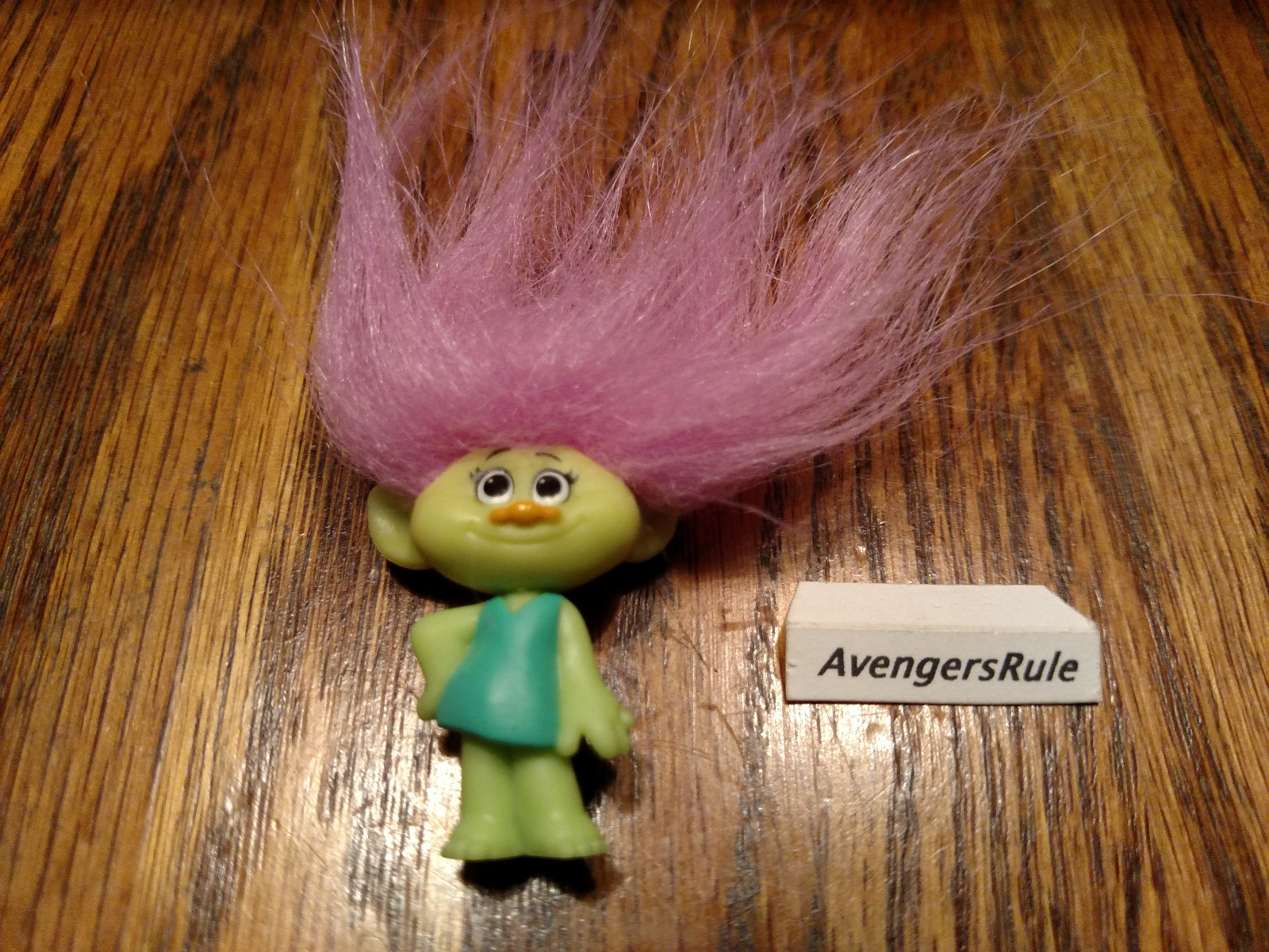 Dreamworks Trolls Hasbro Series 7 Green Skin Pink Hair