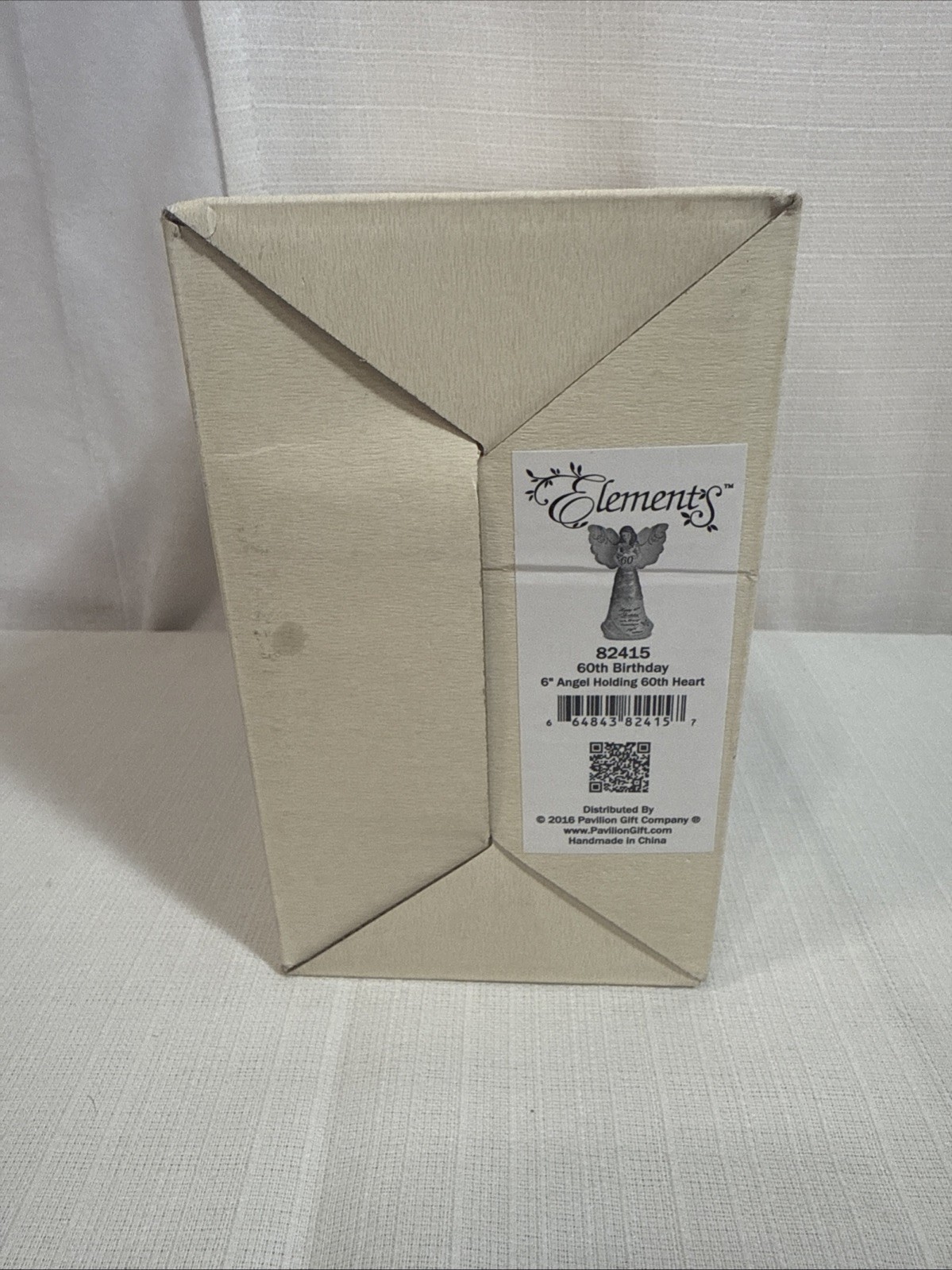 Elements Guardian Angel Figurine 60th Birthday Celebration Birchwood Accents