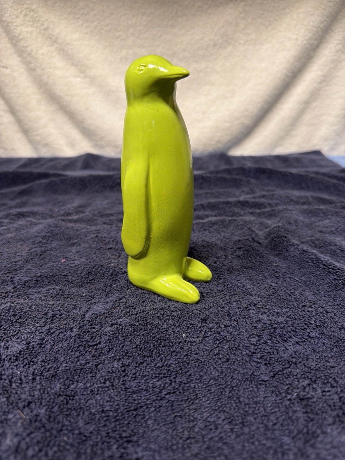 Louisville Stoneware, Lime Green Ceramic Penguin