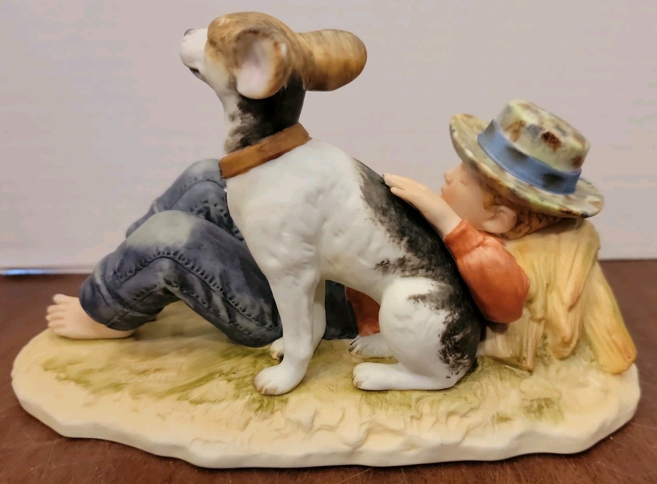 Norman Rockwell (4) Four Seasons Illustrations For 1958. Porcelain Figures.