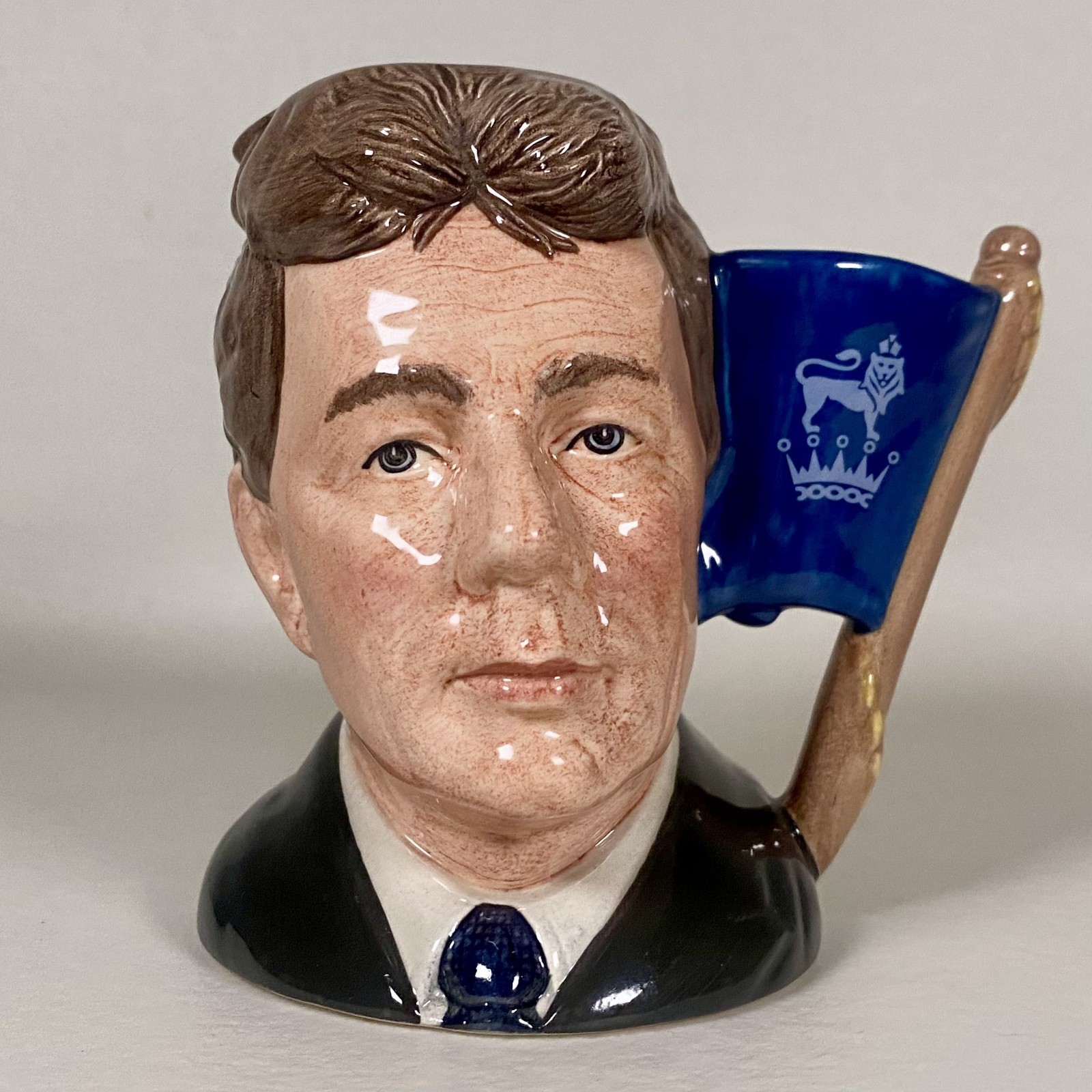 Royal Doulton Michael Doulton D6808 Signed Character Jug Toby Mug 1988