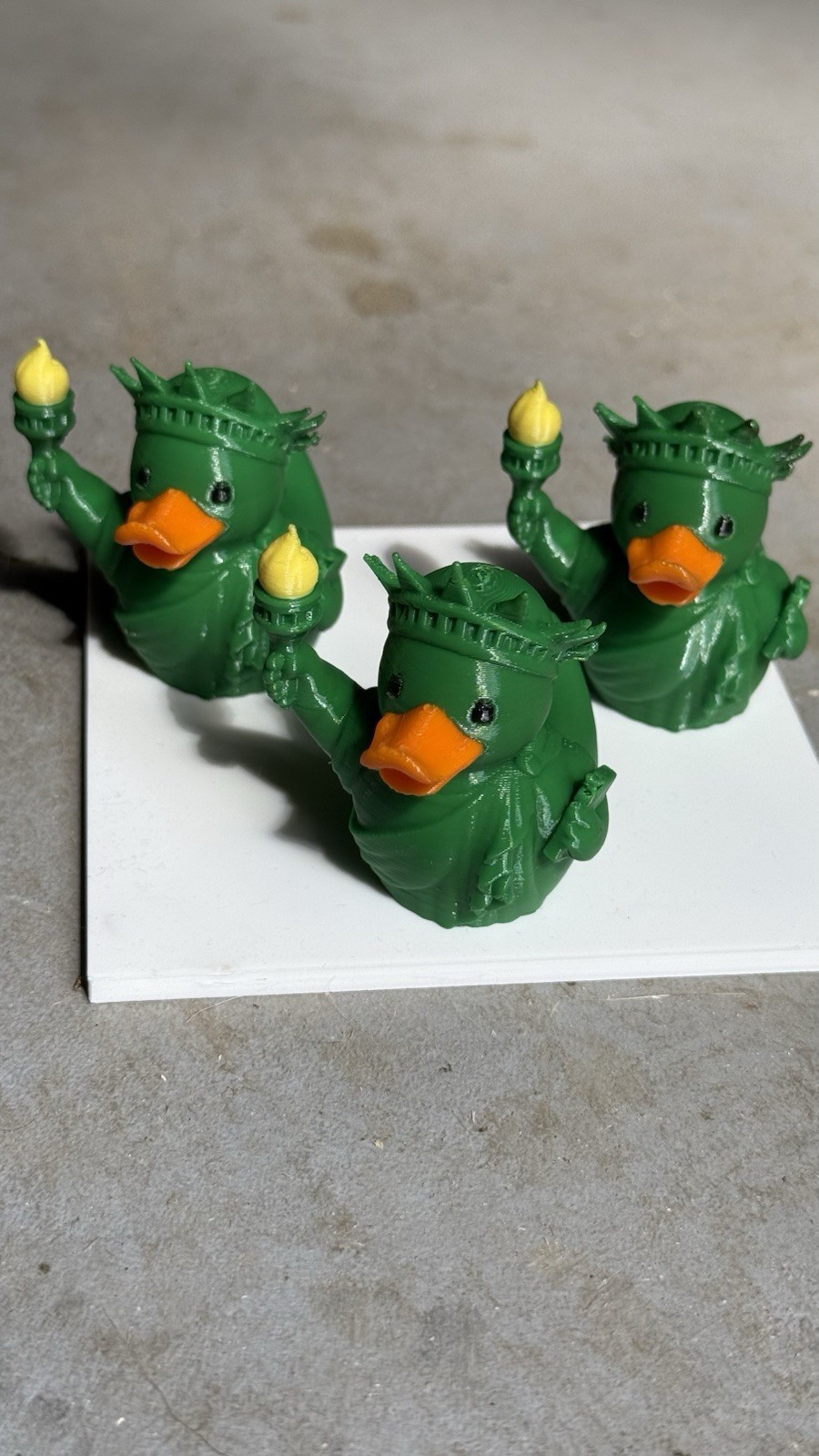 Liberty Duck™ – 3D Printed Statue of Liberty Duck | 4th of July Decor Gift USA