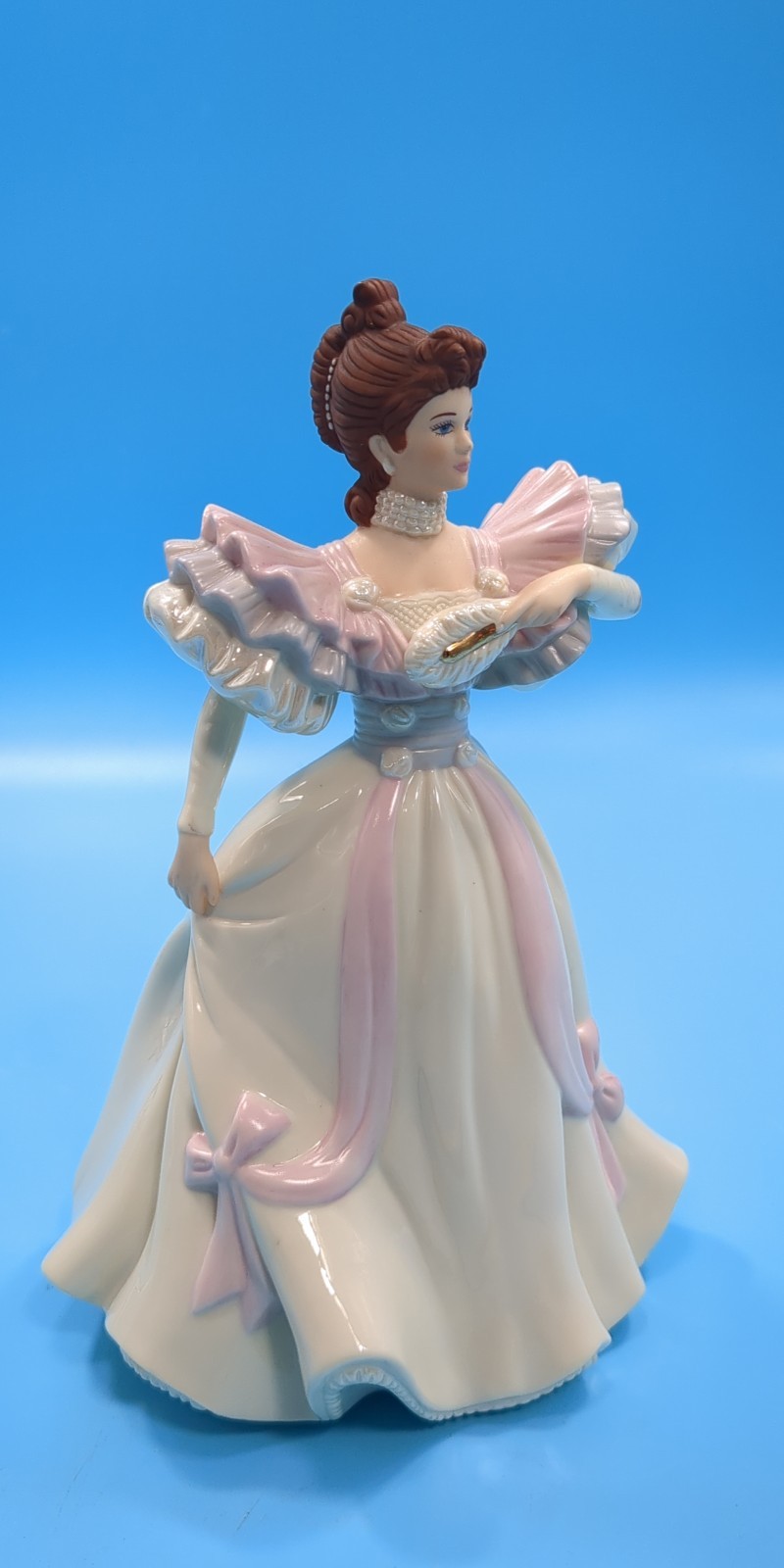 Lenox First Waltz 1996 Victorian Lady Figurine 8.5″ Ivory Glossy Finish