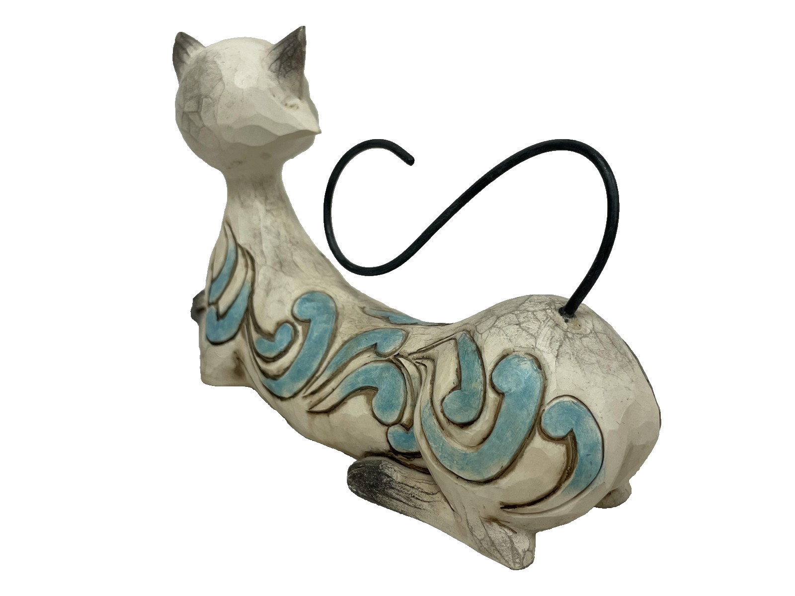 Jim Shore Heartwood Creek Maya Siamese Cat Figurine 4037659 Enesco 2013 Lying