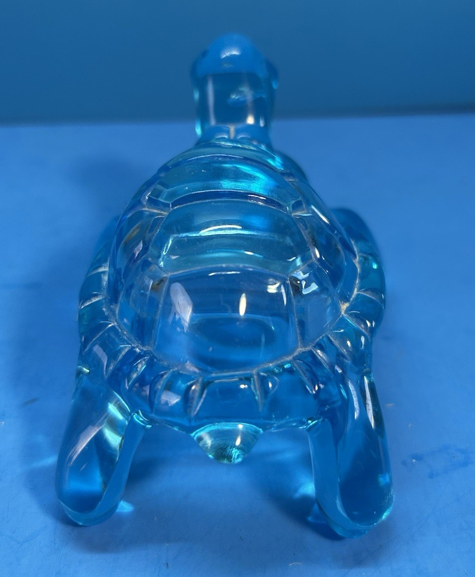 blue Acrylic Turtle Figure 5″x3.5″ x 3″