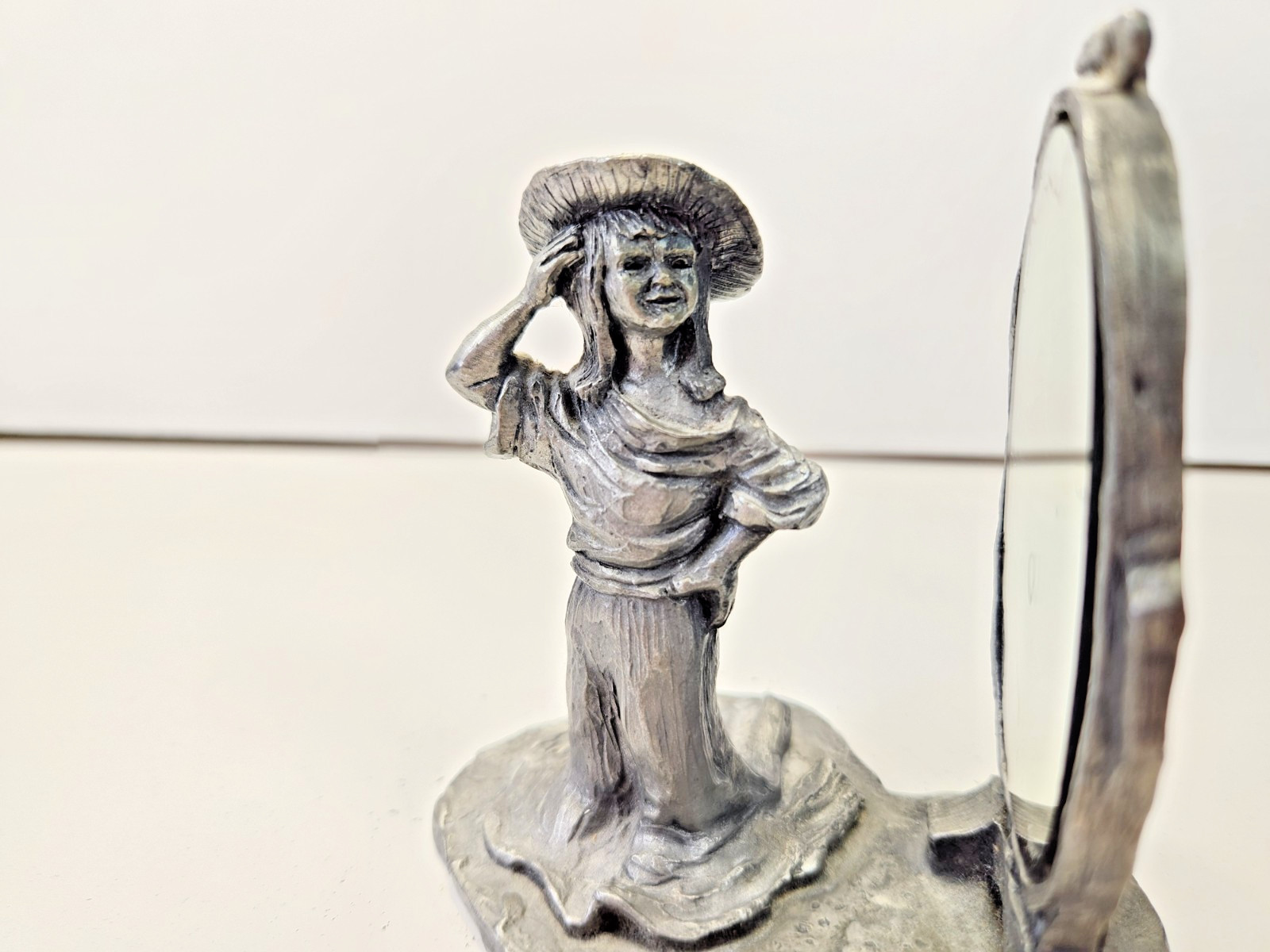 1980 VTG MICHAEL RICKER PEWTER “NANCY” #81/1000 WITH PAPERS