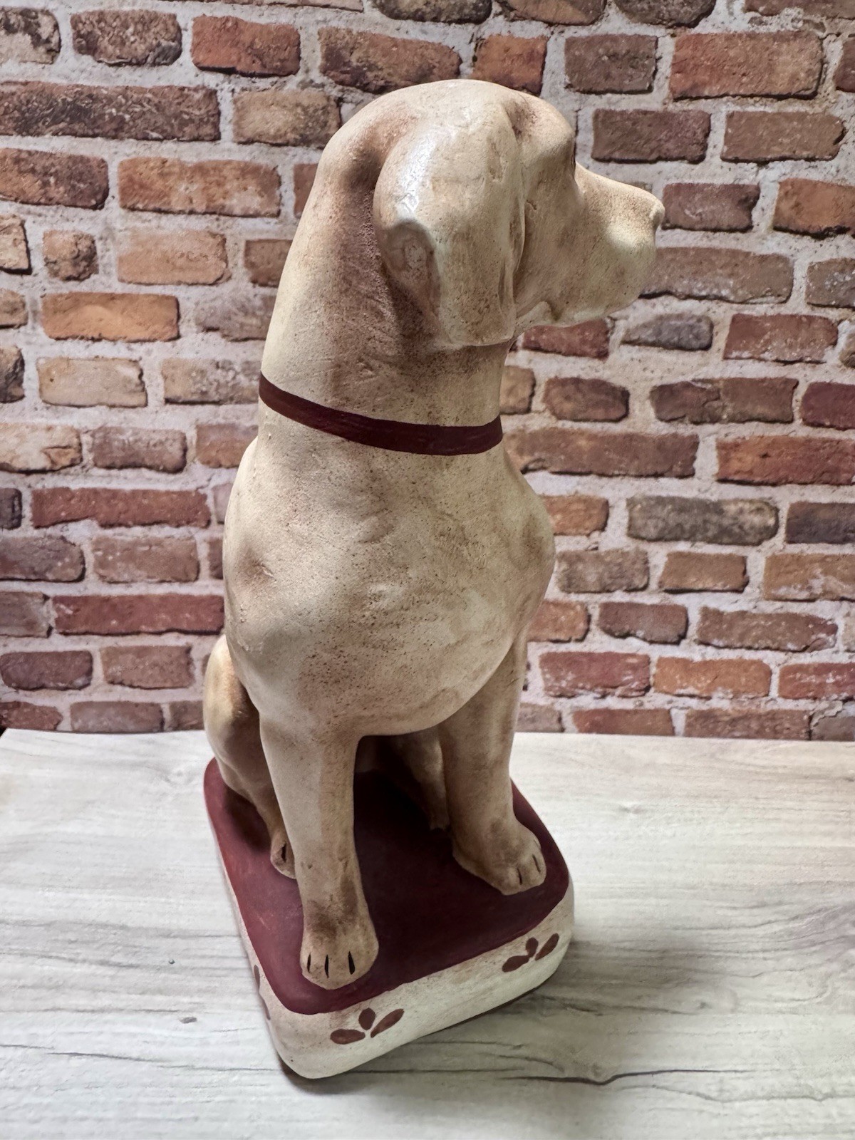 Vintage Labrador Retriever Dog Figurine Universal Statuary Made in Philippines
