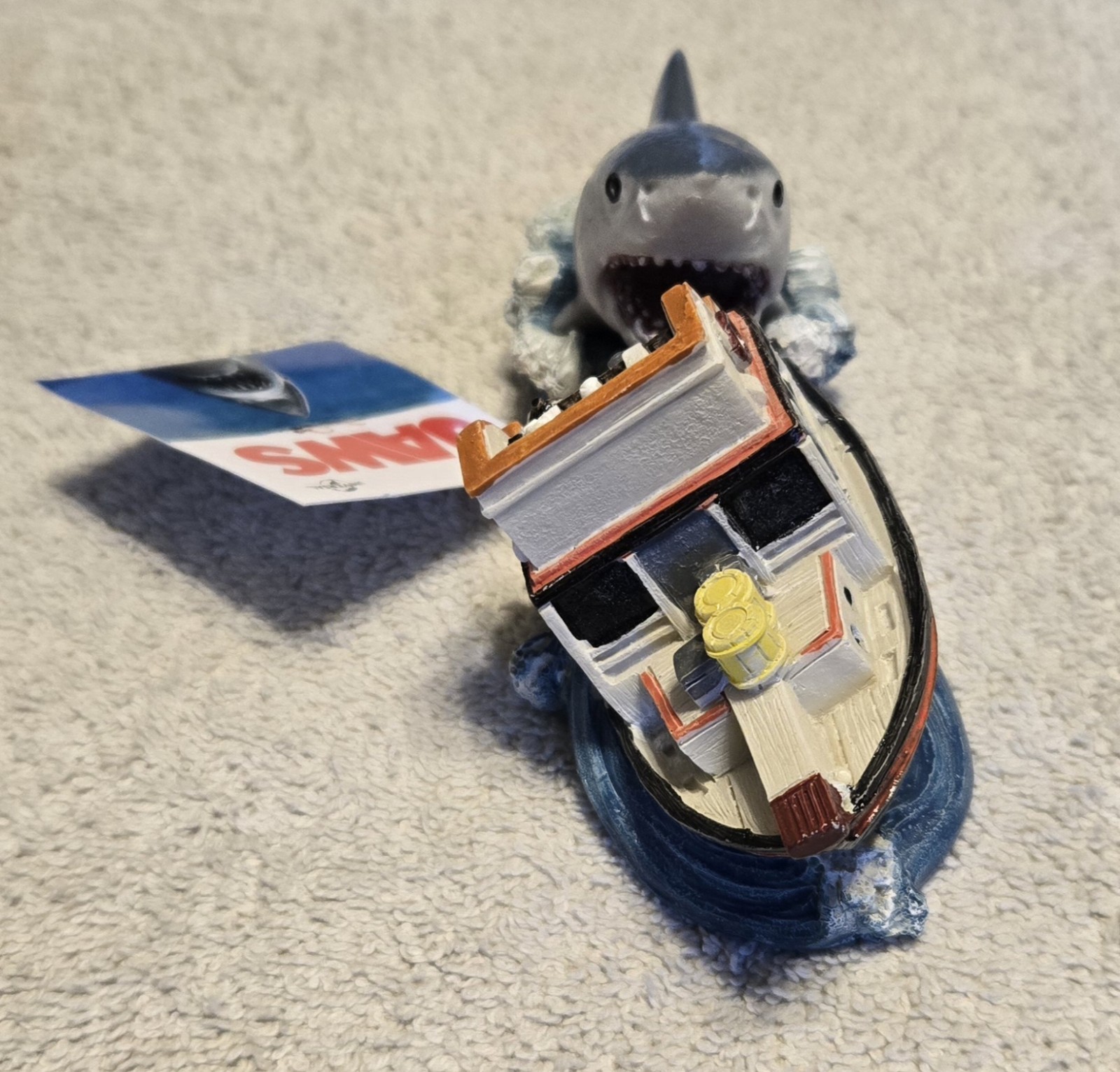 Jaws Boat Attack Horror Movie Figurine shark BRAND NEW scary