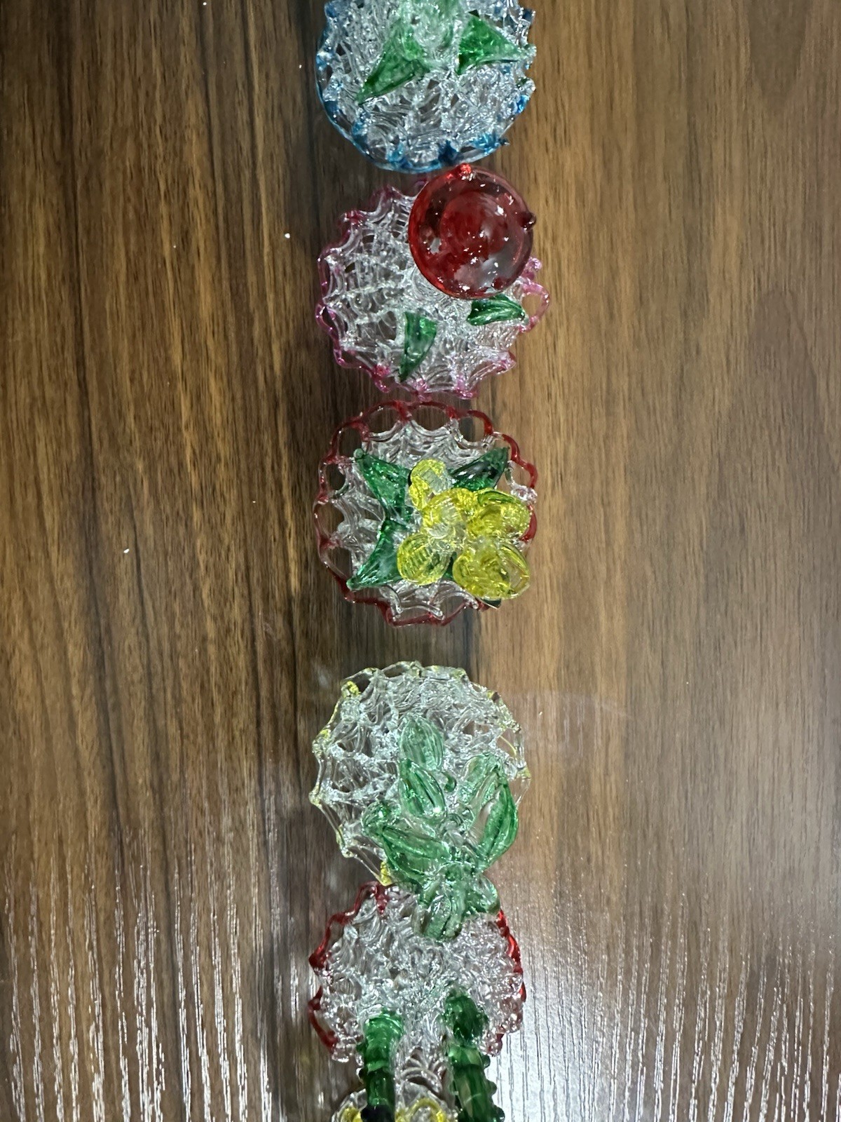 Mini Blown Glass Figurine Plant Set