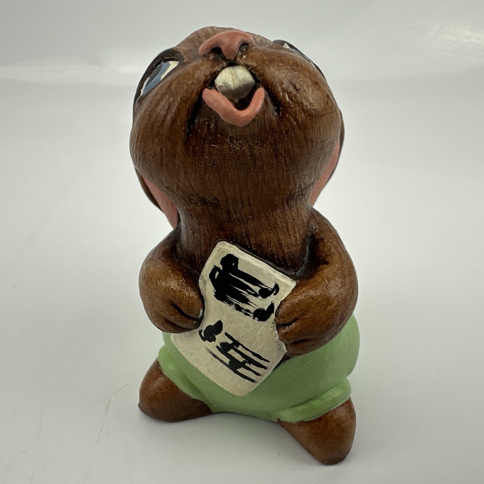 Vintage Pendelfin Rabbit Stoneware Music Scene Apple Pie Chorus Blanket Baby