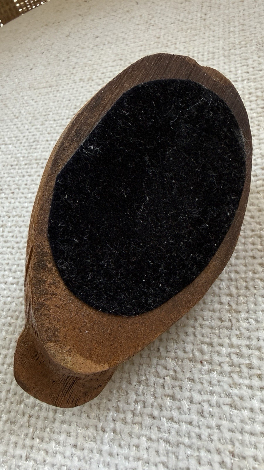 Vintage Duckling Figurine Wood or Resin Composite Detailed Feather Texture 12cm