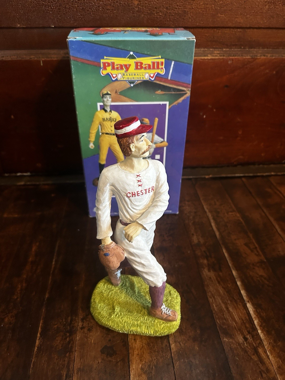 Baseball Play Ball Figurine 1995 Vintage Figurines Hand Crafted