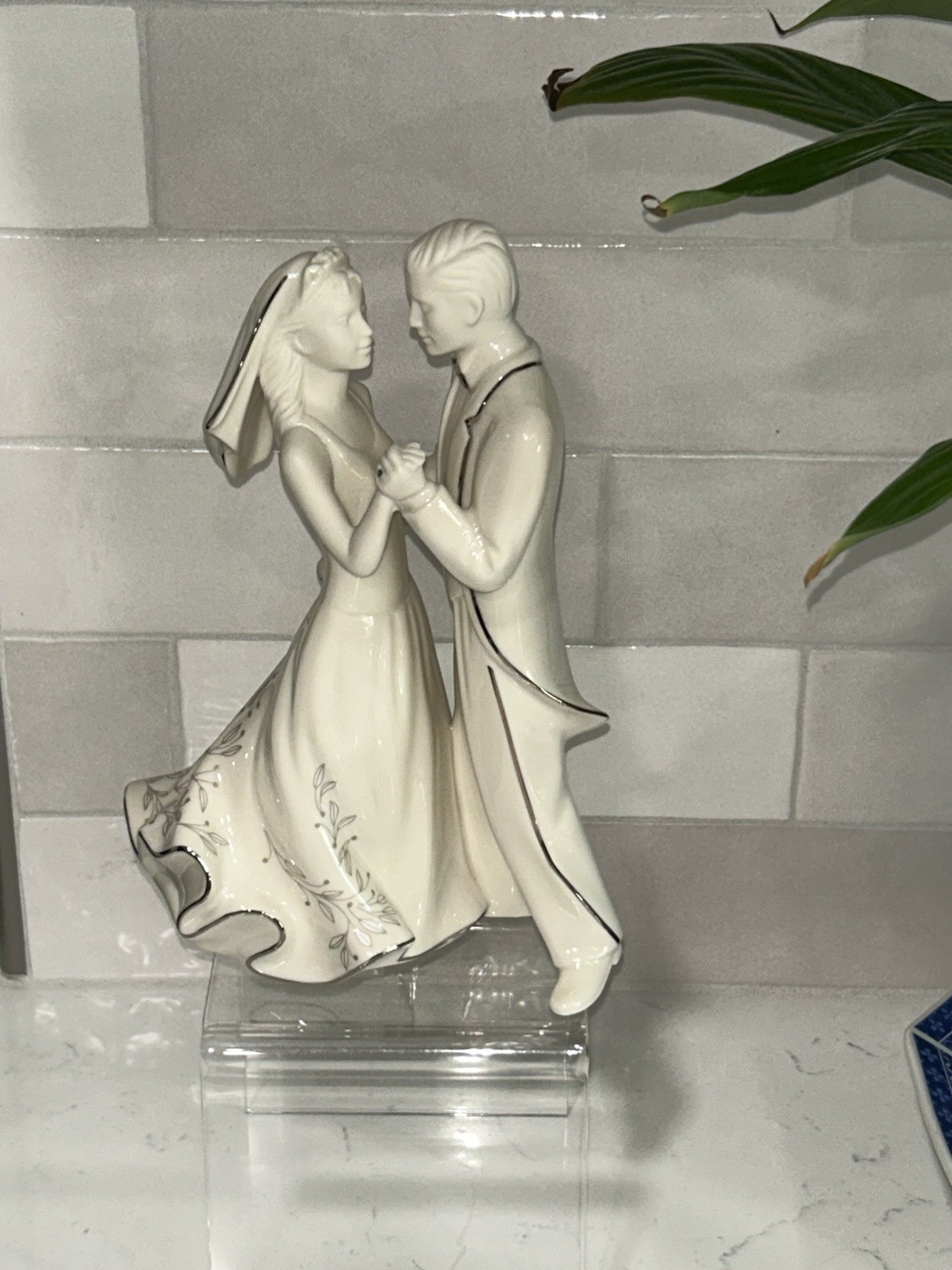 Lenox Wedding Promises First Dance Cake Topper Figurine~excellent Condition