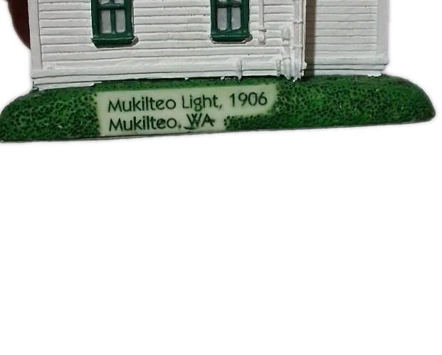 Vintage 2000 George Z. Lefton Historic American Lighthouse Mukilteo WA 3.5 IN