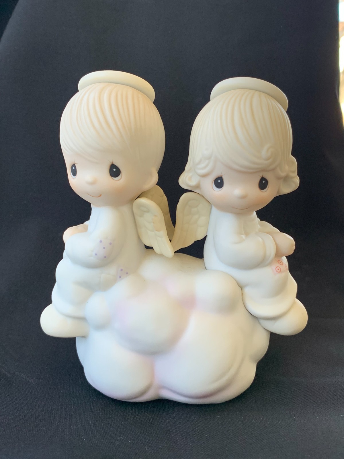 Precious Moments Figurine But Love Goes On Forever E-3115 Jonathon & David 1979