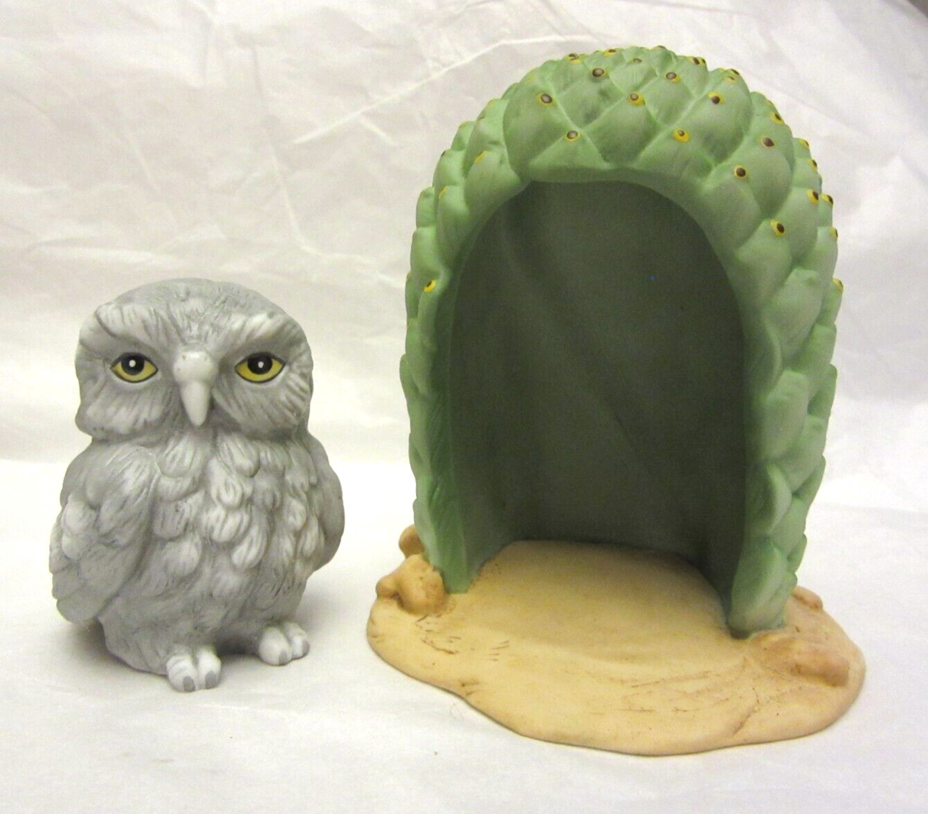 VTG Franklin Mint 1984 Woodland Surprises Owl Hand Painted Jacqueline B Smith