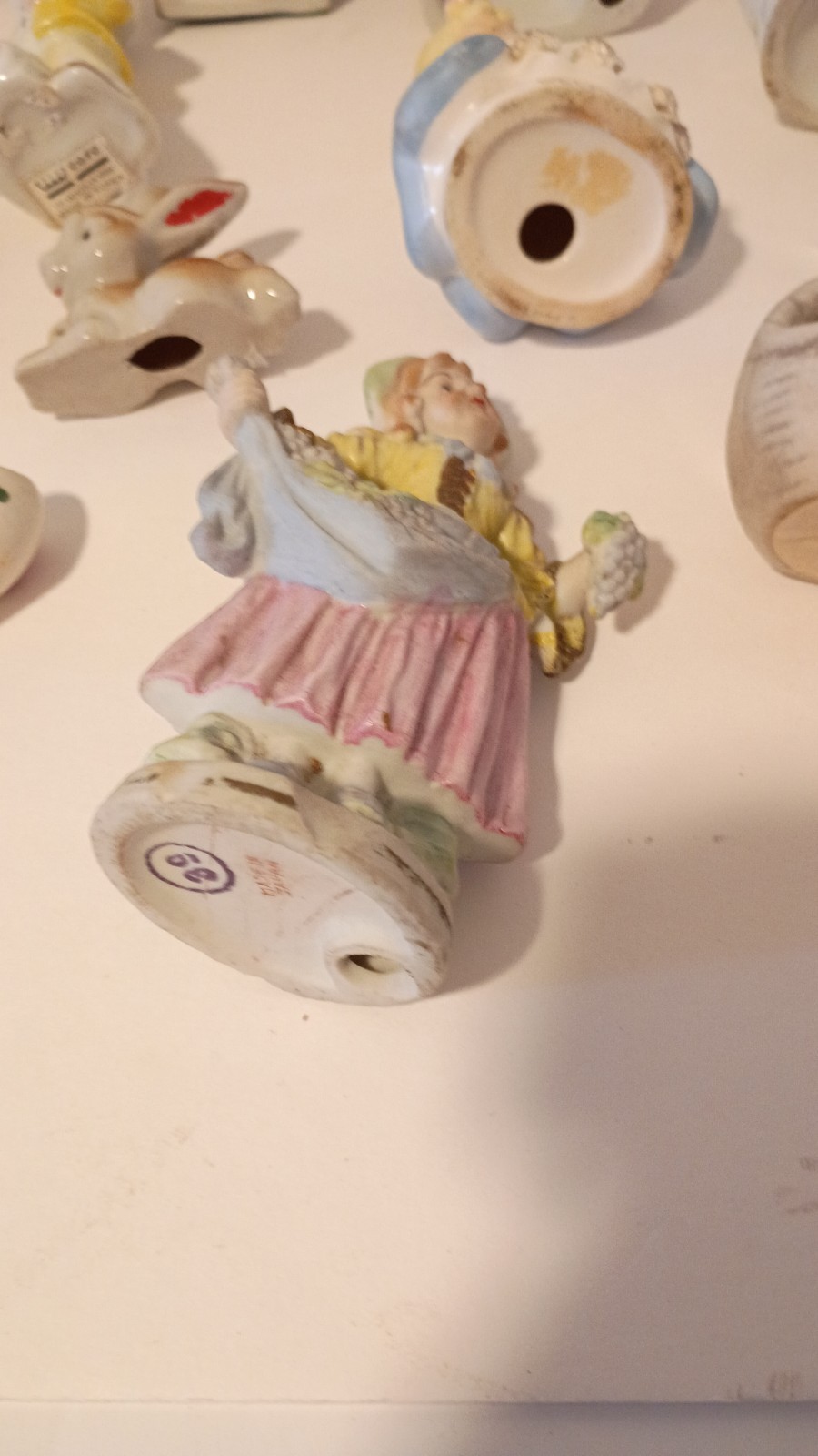 Lot of 18 Collectible Vintage Porcelain Figurines Various Known Brands