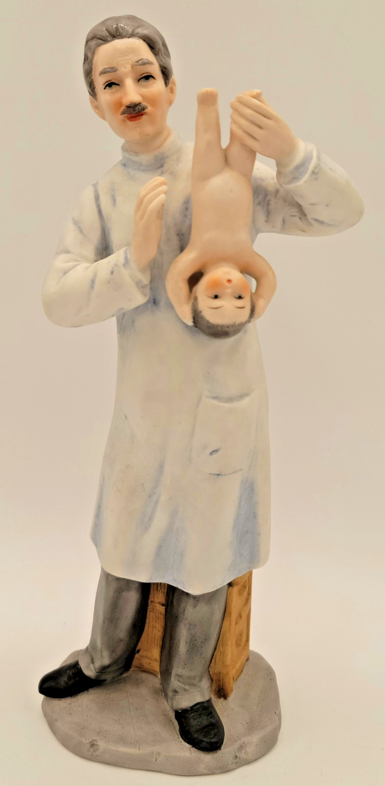 Alfro Alfretto London Porcelain Figurine Doctor Obstetrician Vintage FREE SHIP