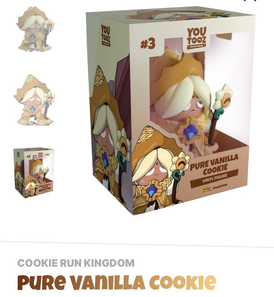 Youtooz * Pure Vanilla Cookie * Cookie Run Kingdom * Vinyl Figure * NEW *In Hand