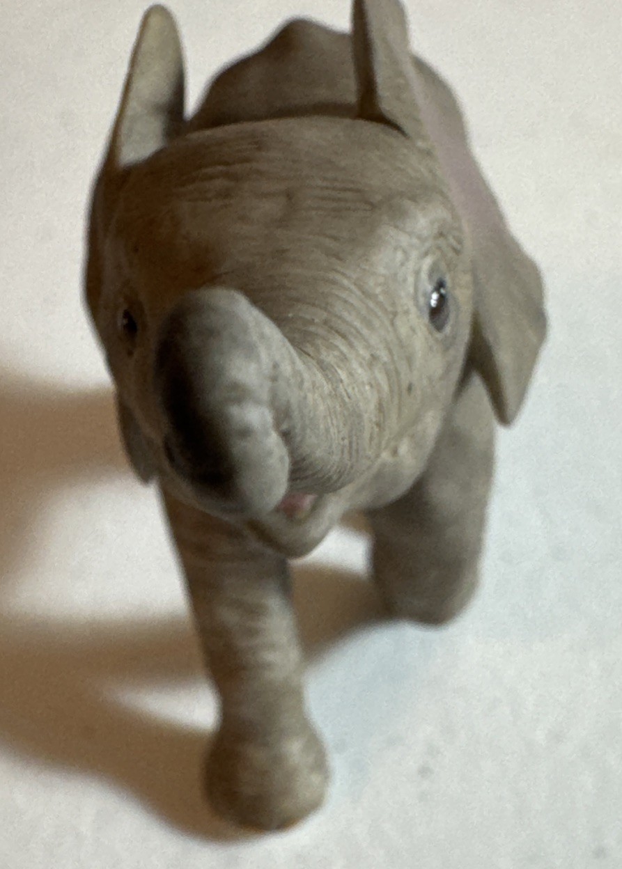 Vintage Shuffling Lenox 1999 Baby elephant Porcelain 5X3″