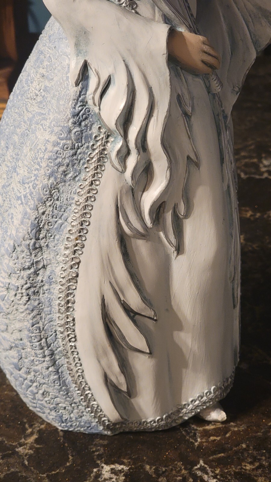 The Snow Queen – 16″ Hand Made Kiln Fired – Made In USA RARE – 1960s