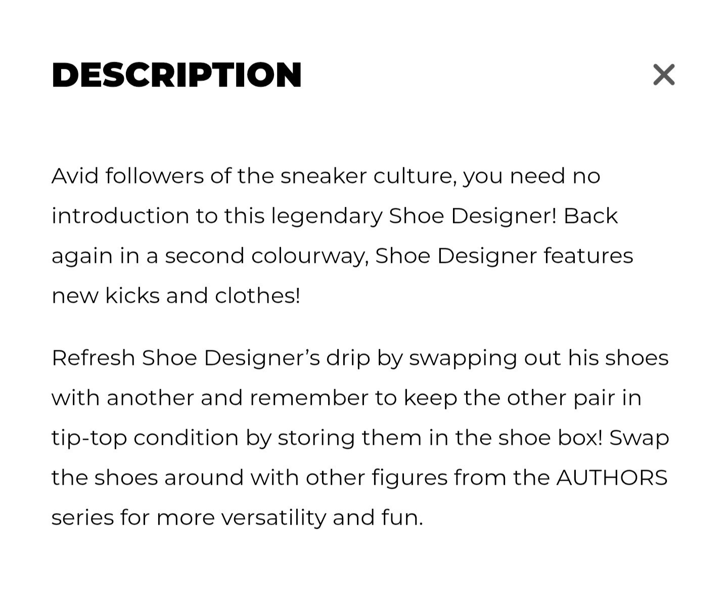 Mighty Jaxx SHOE DESIGNER {Royal Edition} Art Figure By Danil YAD [NEW]