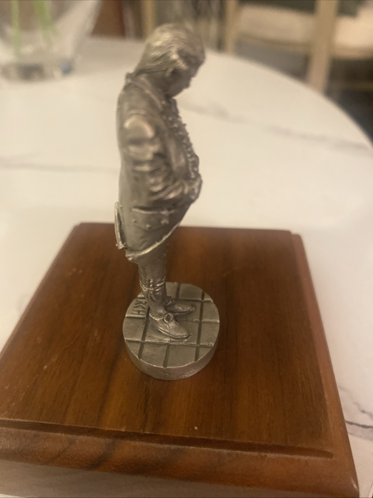 Saturday Evening Post pewter figurine 1728-1737 POOR RICHARD