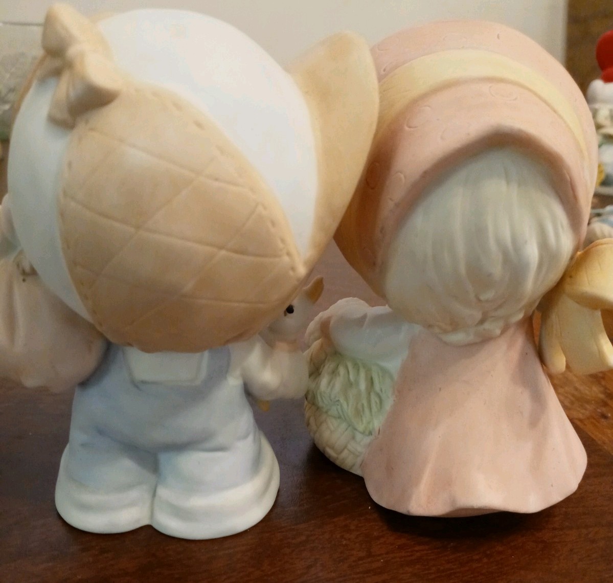 Vintage Homco Twin Children BOY & GIRL Porcelain Figurines #1418