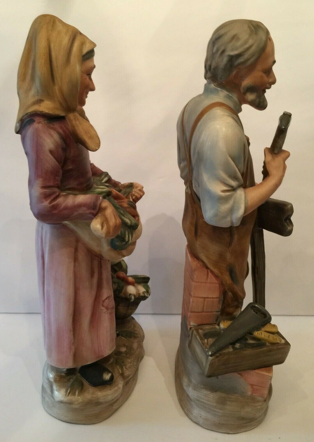 Vintage Norleans Farmhouse Old Farmers Fresh Produce Fall Harvest Porcelain