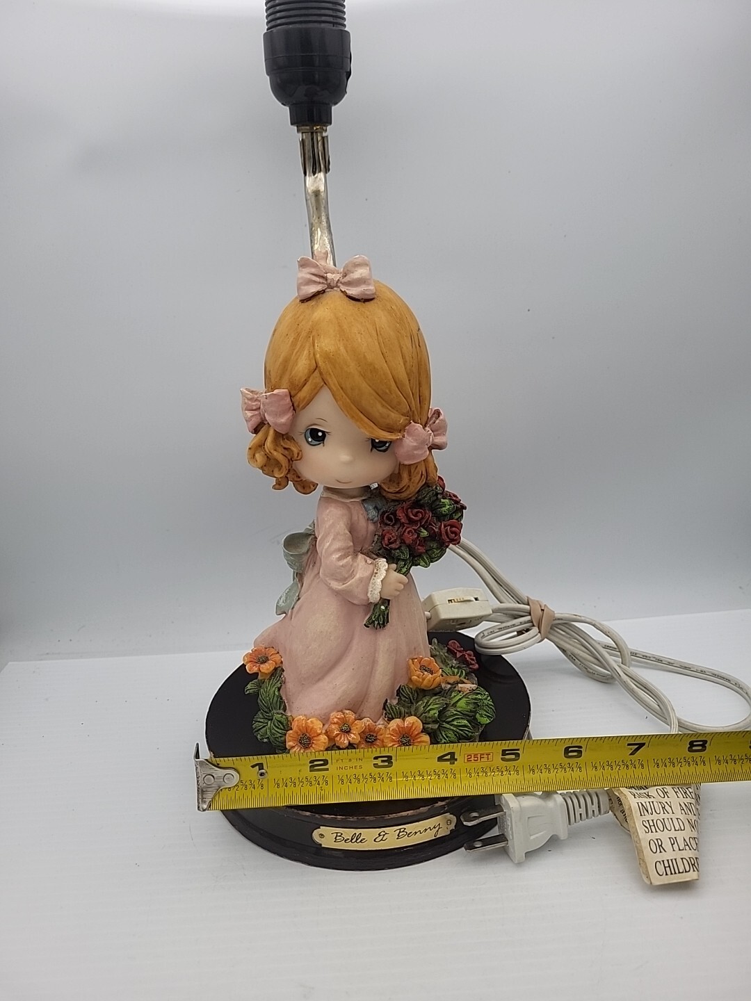 Turtle King Corp Belle and Benny Figure — Girl With Flowers Lamp