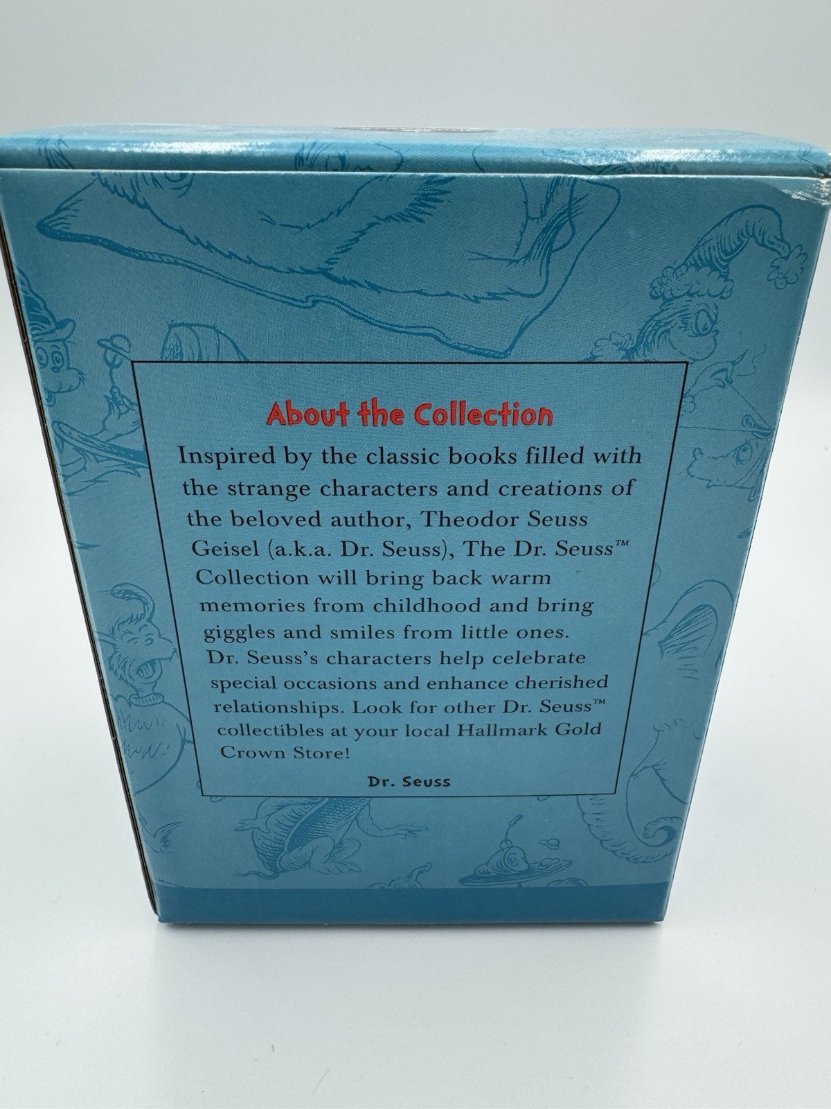 Hallmark Dr. Seuss Collection Fox in Socks Porcelain Figurine Boxed 2000