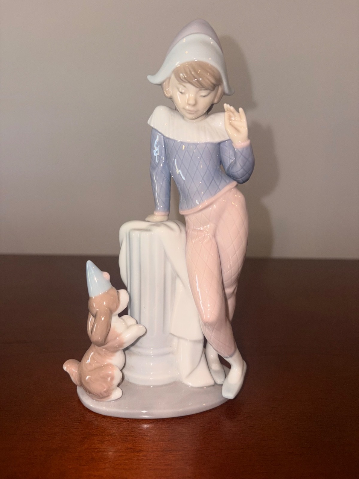 Lladró Porcelain Figurine Tuesday’s Child With Dog