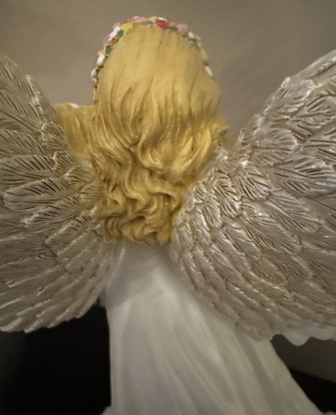 Hamilton Dona Gelsinger Angel Figurine Carries Glass Star w/ Swarovski Crystal!!